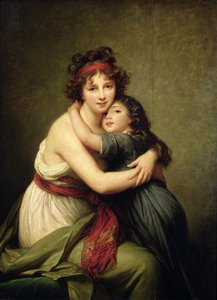 Madame Vigee-Lebrun og hennes datter, Jeanne-Lucie-Louise (1780-1819) 1789